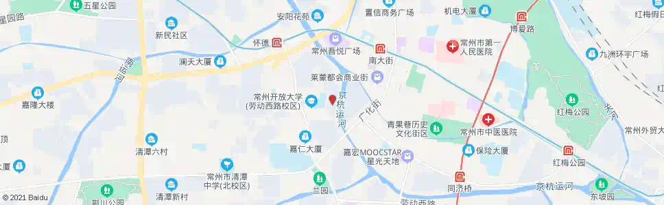 常州西河沿(星河名居)_公交站地图_常州公交_妙搜公交查询2025