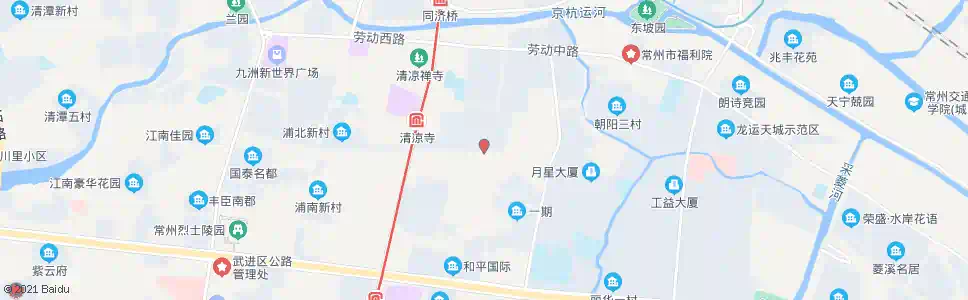 常州清凉南站_公交站地图_常州公交_妙搜公交查询2025