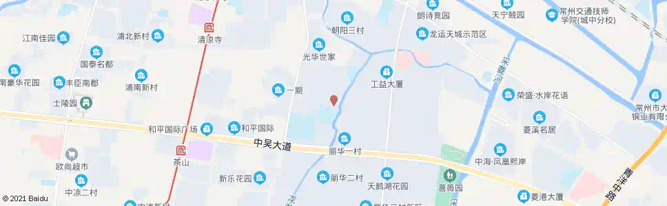常州清凉东村_公交站地图_常州公交_妙搜公交查询2025