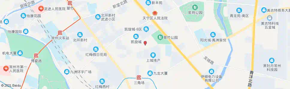 常州虹景路翠虹路_公交站地图_常州公交_妙搜公交查询2025