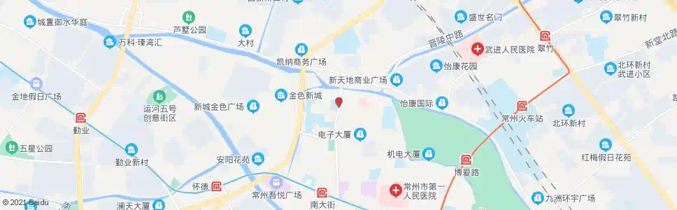 常州健身路_公交站地图_常州公交_妙搜公交查询2025