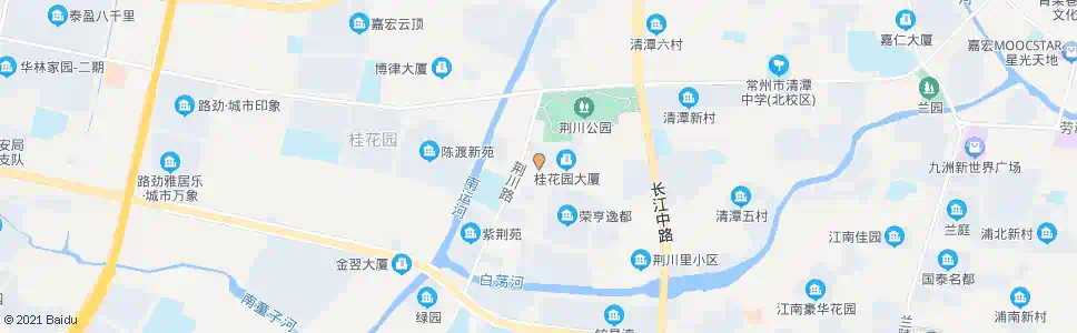 常州荆川东园_公交站地图_常州公交_妙搜公交查询2025