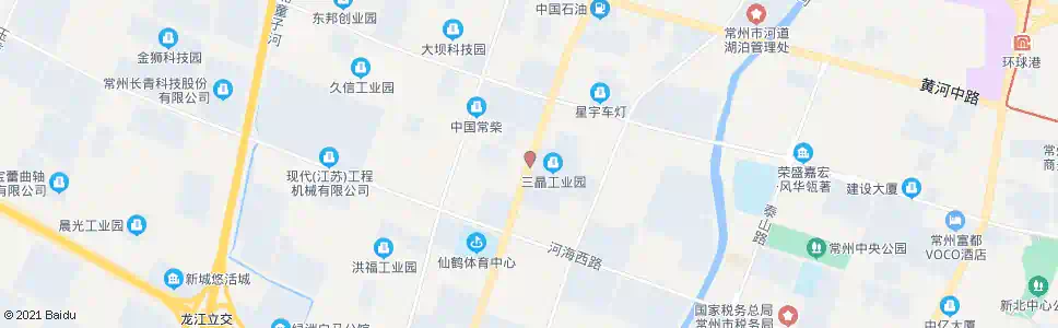 常州三晶工业园西_公交站地图_常州公交_妙搜公交查询2025