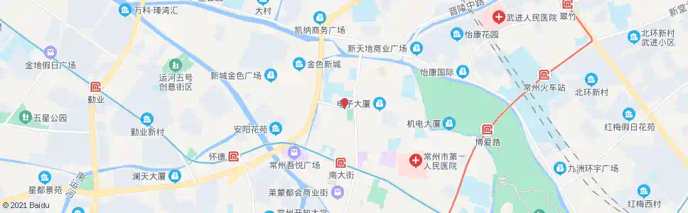 常州西横街健身路_公交站地图_常州公交_妙搜公交查询2025
