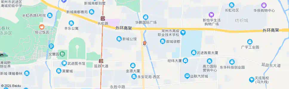 常州广电路花园街(东)_公交站地图_常州公交_妙搜公交查询2025