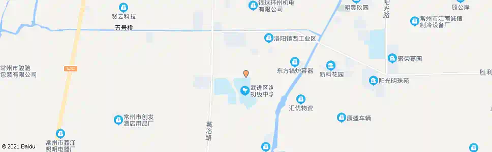 常州洛阳初中_公交站地图_常州公交_妙搜公交查询2025