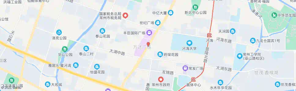 常州通江路巢湖路_公交站地图_常州公交_妙搜公交查询2025