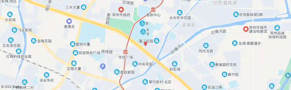 常州藻江花园_公交站地图_常州公交_妙搜公交查询2025