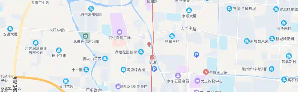 常州湖塘花园头_公交站地图_常州公交_妙搜公交查询2025