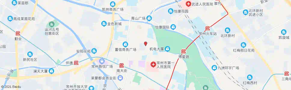 常州娑罗巷幼儿园_公交站地图_常州公交_妙搜公交查询2025