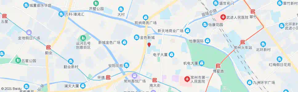 常州二中_公交站地图_常州公交_妙搜公交查询2025