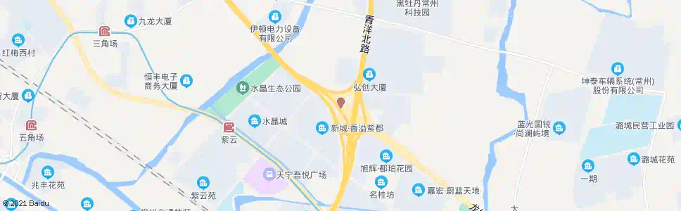 常州龙城大道青洋路_公交站地图_常州公交_妙搜公交查询2025