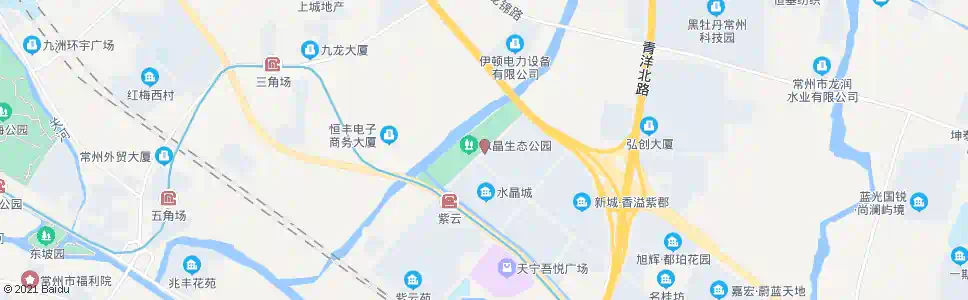 常州横塘河东路云青路_公交站地图_常州公交_妙搜公交查询2025