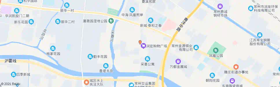常州离宫路凤凰路_公交站地图_常州公交_妙搜公交查询2025