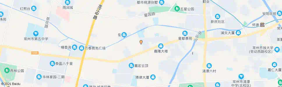 常州花园西村_公交站地图_常州公交_妙搜公交查询2025