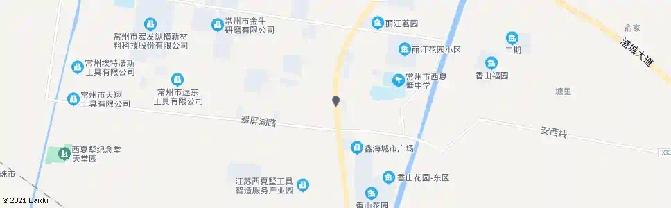 常州景西华庭_公交站地图_常州公交_妙搜公交查询2025