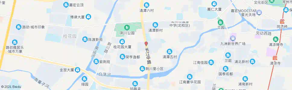 常州长江路荆川东路_公交站地图_常州公交_妙搜公交查询2025