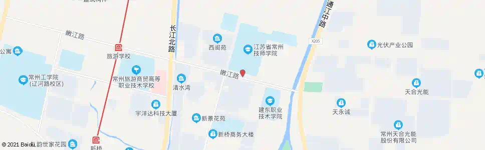 常州江苏常州技师学院南门_公交站地图_常州公交_妙搜公交查询2025