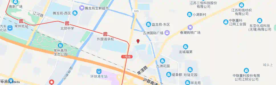 常州盘龙苑桥_公交站地图_常州公交_妙搜公交查询2025