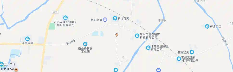 常州新安村_公交站地图_常州公交_妙搜公交查询2025