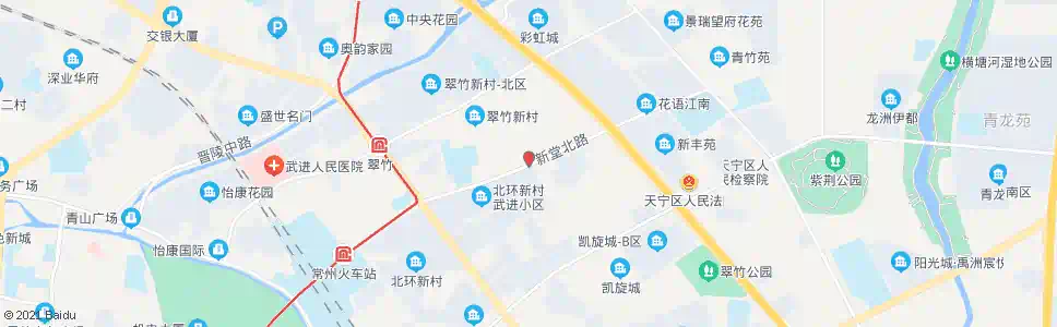 常州翠竹新村南区_公交站地图_常州公交_妙搜公交查询2025