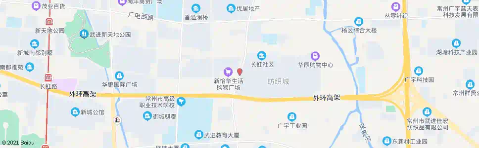 常州丽华路虹北路(新时代家居广场)_公交站地图_常州公交_妙搜公交查询2025