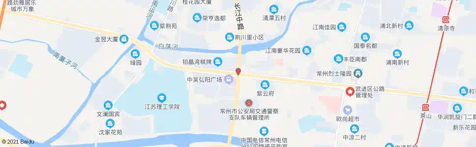 常州长江路中吴大道_公交站地图_常州公交_妙搜公交查询2025