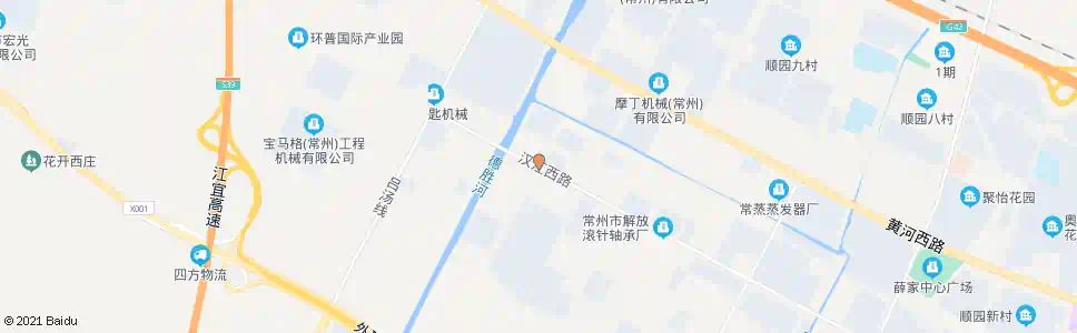 常州汉江西路_公交站地图_常州公交_妙搜公交查询2025