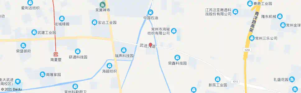 常州武进大道丽华路_公交站地图_常州公交_妙搜公交查询2025