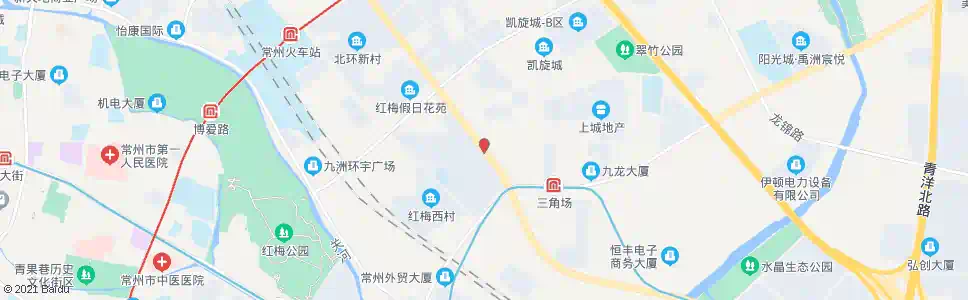 常州红梅文化_公交站地图_常州公交_妙搜公交查询2025