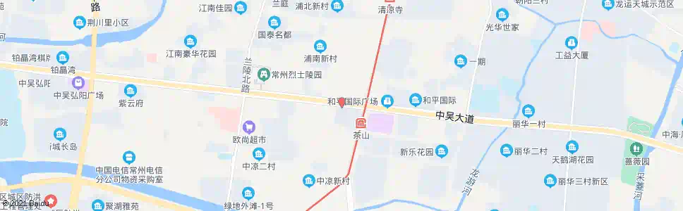 常州中吴大道和平路西_公交站地图_常州公交_妙搜公交查询2025