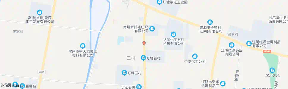 常州春江镇(圩塘派出所)_公交站地图_常州公交_妙搜公交查询2025