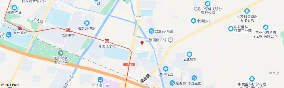 常州盘龙苑_公交站地图_常州公交_妙搜公交查询2025