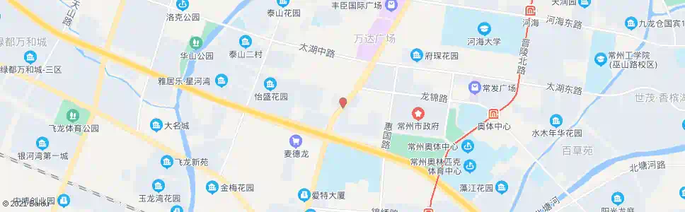 常州三井(通江路龙锦路)_公交站地图_常州公交_妙搜公交查询2025