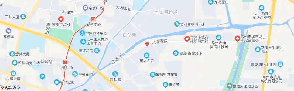 常州北塘河路青丰路_公交站地图_常州公交_妙搜公交查询2025