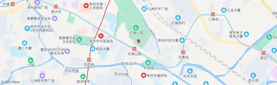 常州文笔塔_公交站地图_常州公交_妙搜公交查询2025