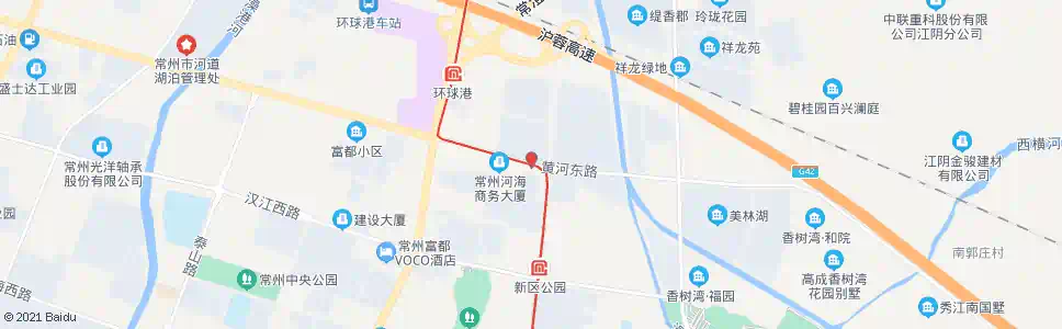 常州江南五金机电城(南)_公交站地图_常州公交_妙搜公交查询2025