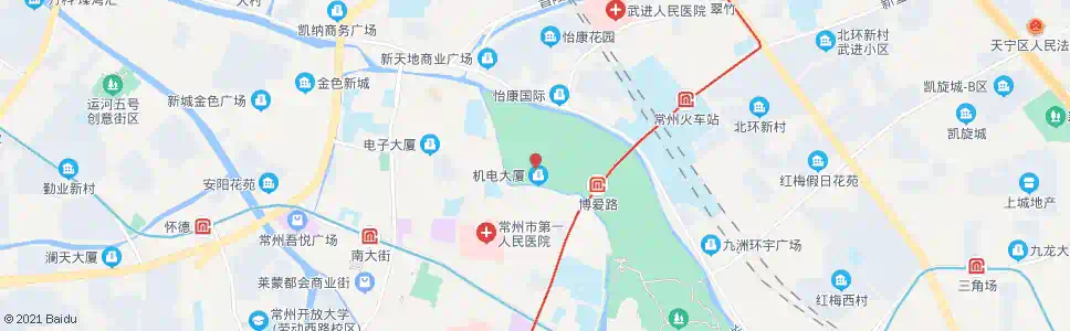 常州博爱路太平桥路_公交站地图_常州公交_妙搜公交查询2025