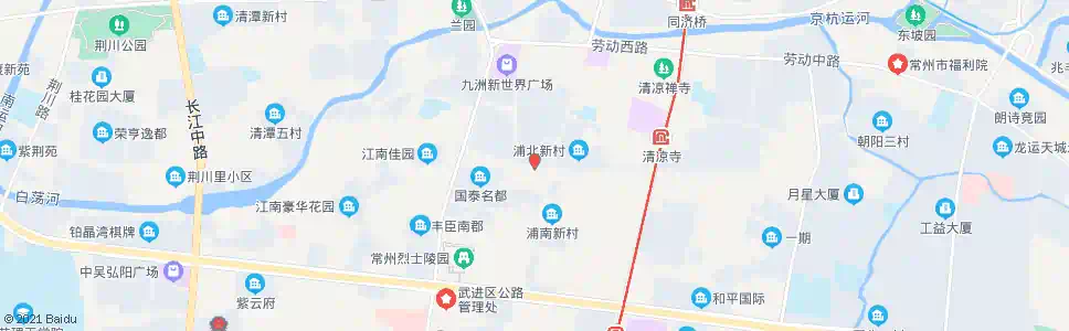 常州劳动新村南_公交站地图_常州公交_妙搜公交查询2025