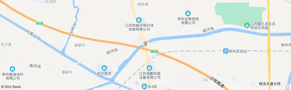 常州前黄五星桥_公交站地图_常州公交_妙搜公交查询2025