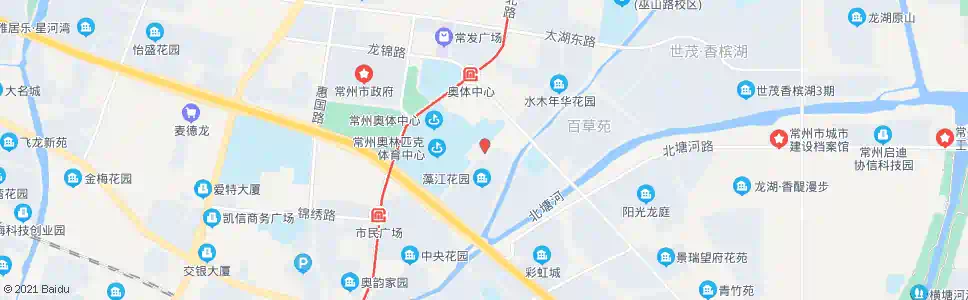 常州藻江北站_公交站地图_常州公交_妙搜公交查询2025