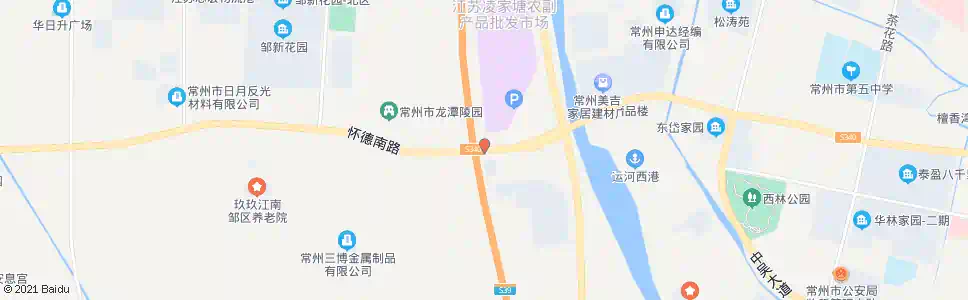 常州常金桥新阳光食品城_公交站地图_常州公交_妙搜公交查询2025