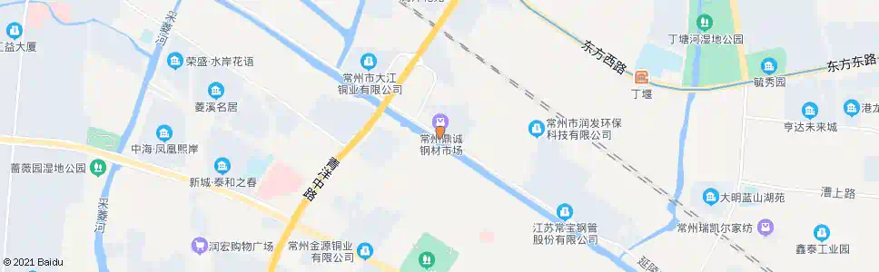 常州鼎成钢材市场_公交站地图_常州公交_妙搜公交查询2025