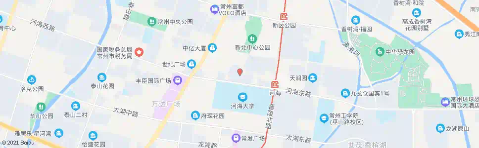 常州兰翔新村(河海大学北门)_公交站地图_常州公交_妙搜公交查询2025