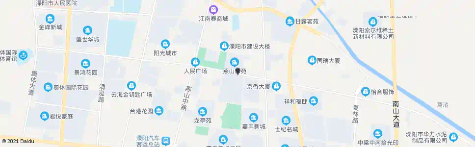 常州燕山南苑_公交站地图_常州公交_妙搜公交查询2025