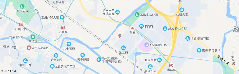 常州紫云苑_公交站地图_常州公交_妙搜公交查询2025