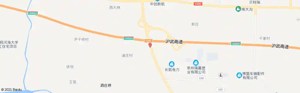 常州何庄_公交站地图_常州公交_妙搜公交查询2025