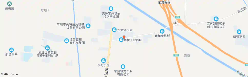 常州寨桥工业园_公交站地图_常州公交_妙搜公交查询2025