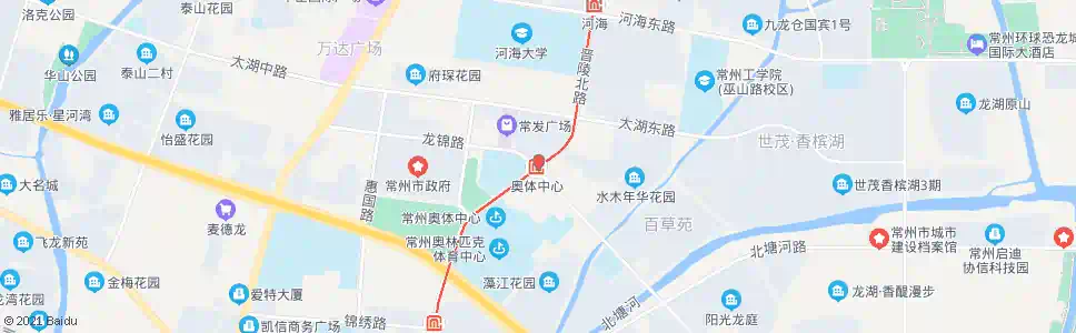 常州晋陵路龙锦路_公交站地图_常州公交_妙搜公交查询2025