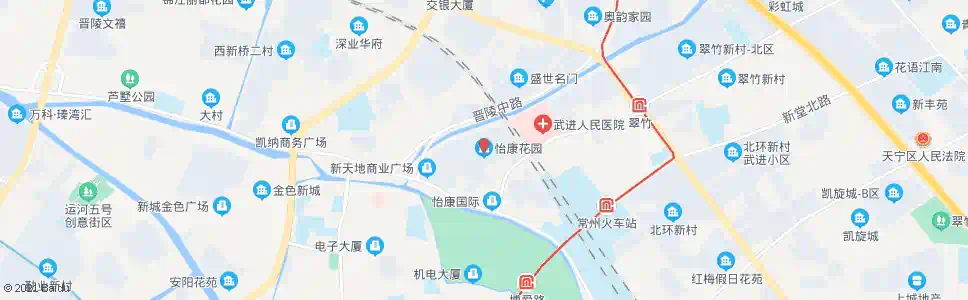 常州怡康花园_公交站地图_常州公交_妙搜公交查询2025